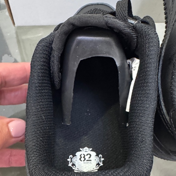 Kids Black Low-Top Sneakers - Comfortable Everyday Shoes - Picture 6 of 9